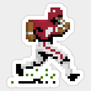 16-Bit Football - Alabama Sticker